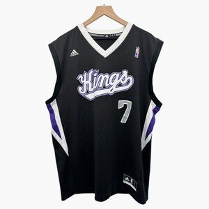Adidas Sacramento Kings #7 Jimmer Fredette NBA Black Jersey Large